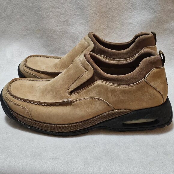 Cole Haan Air Colab Camel Brown Leather Moc Toe Slip on Loafer Sz 9.5 Mens. main image 6
